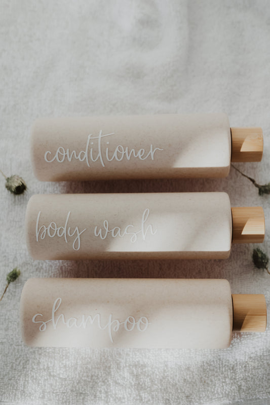 Personalisierte Spenderflaschen fürs Badezimmer