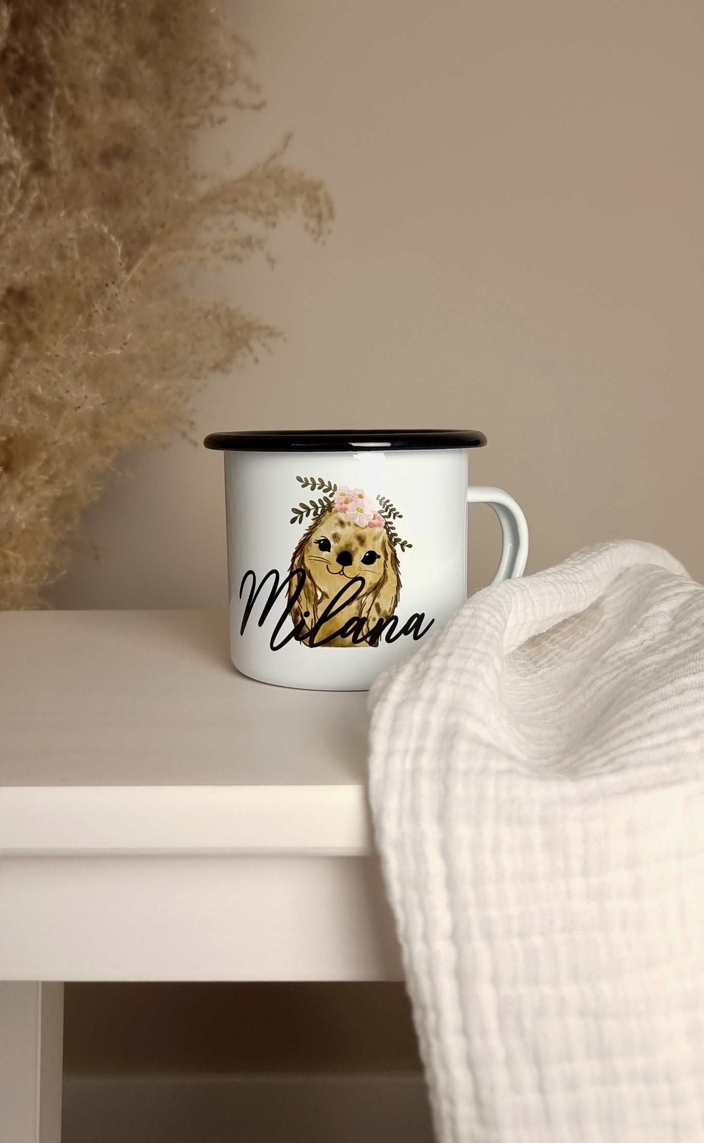 Kindertasse aus Emaille