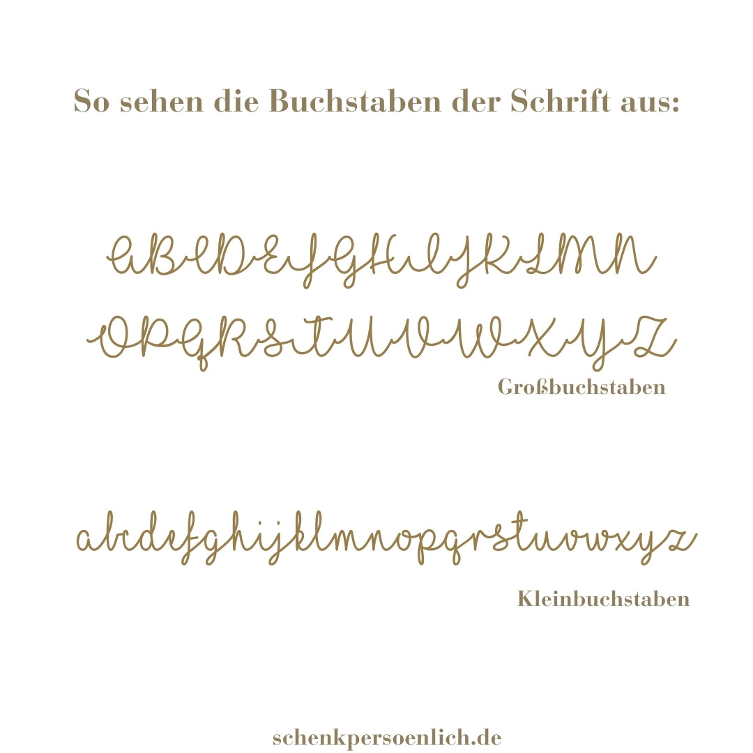 Keramiktasse in Emaille-Optik Buchstabe + Name
