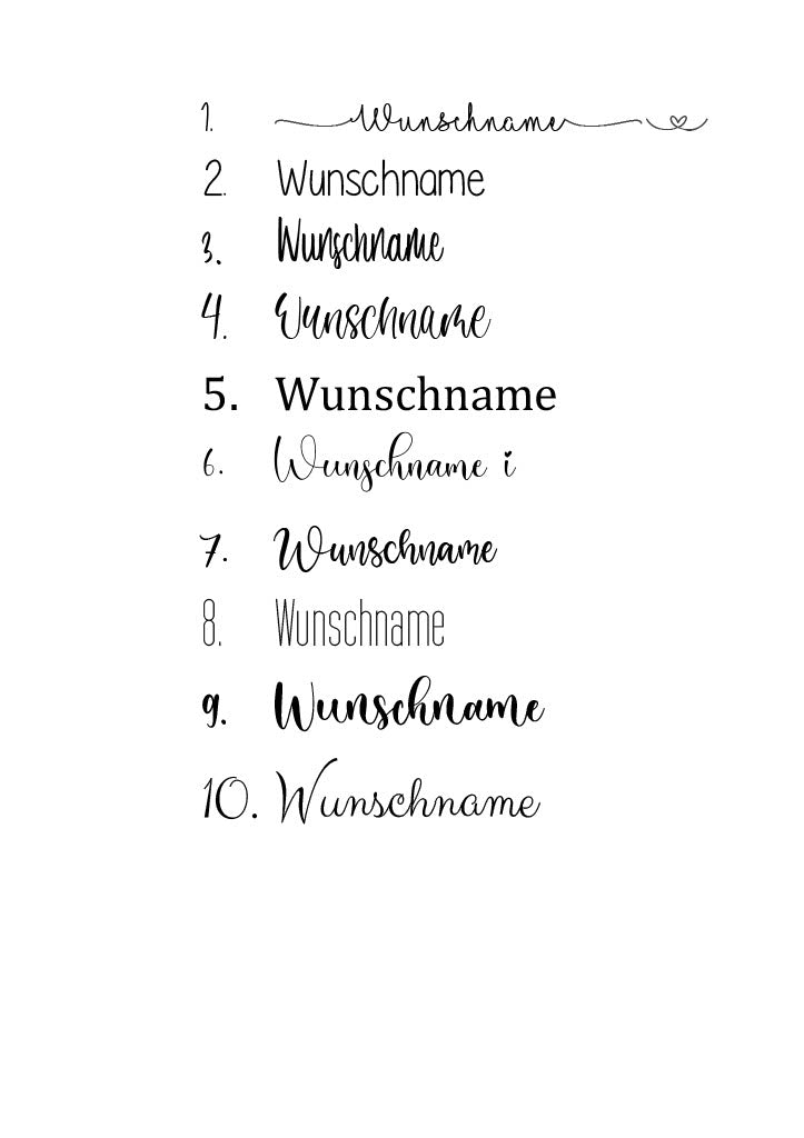 Personalisierte Edelstahlflaschen mit Namen