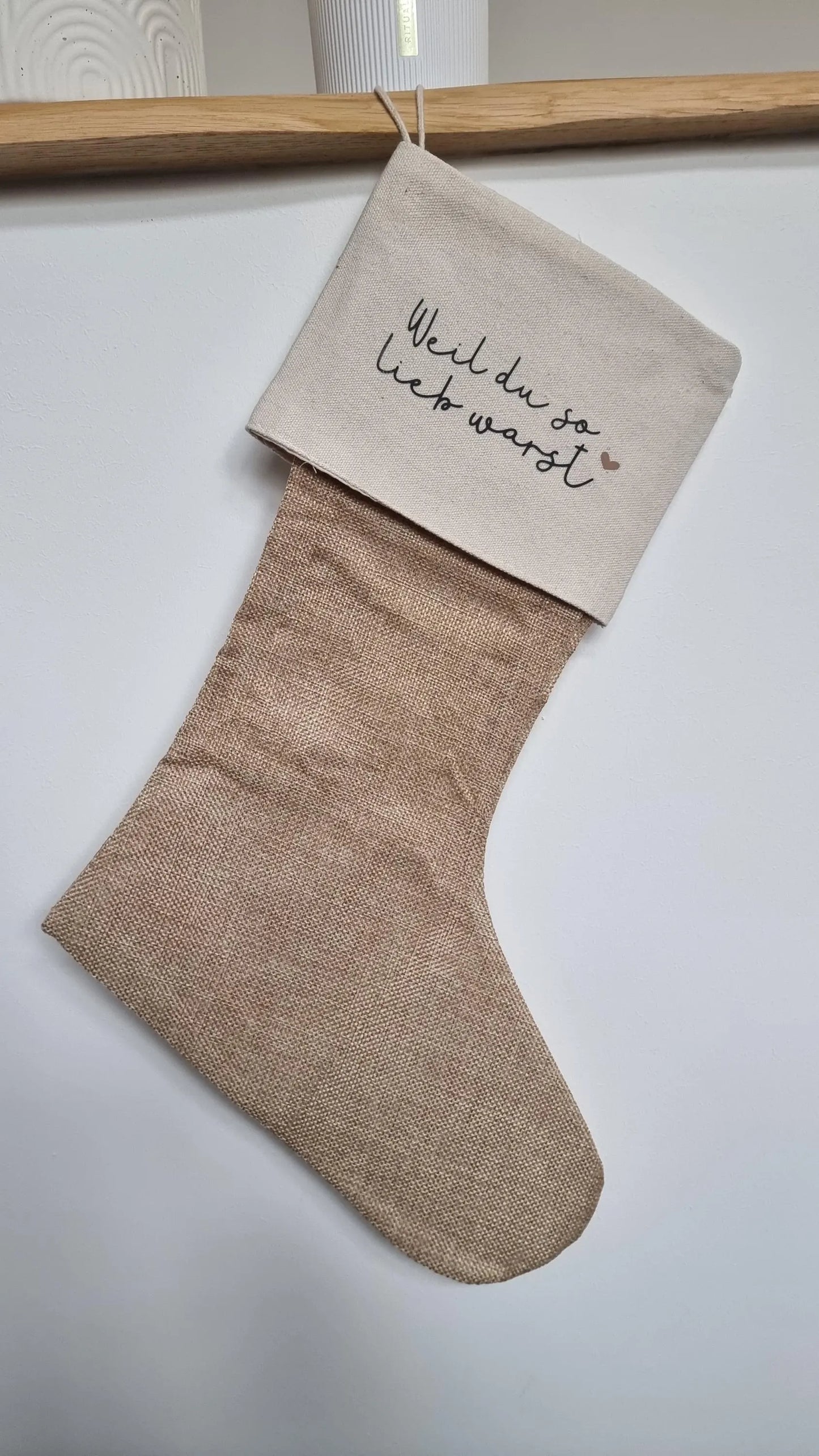 Nikolausstiefel mit Sprüchen