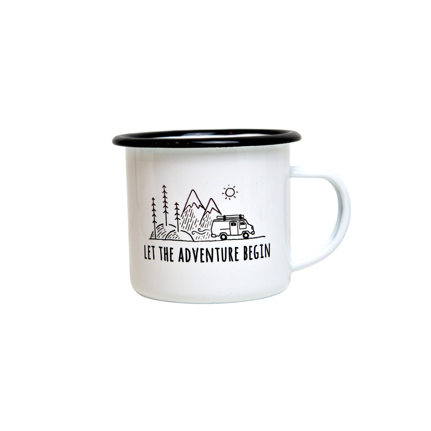 Personalisierte Emaille-Tasse