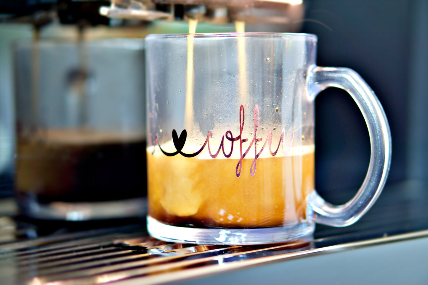 Glastasse personalisiert