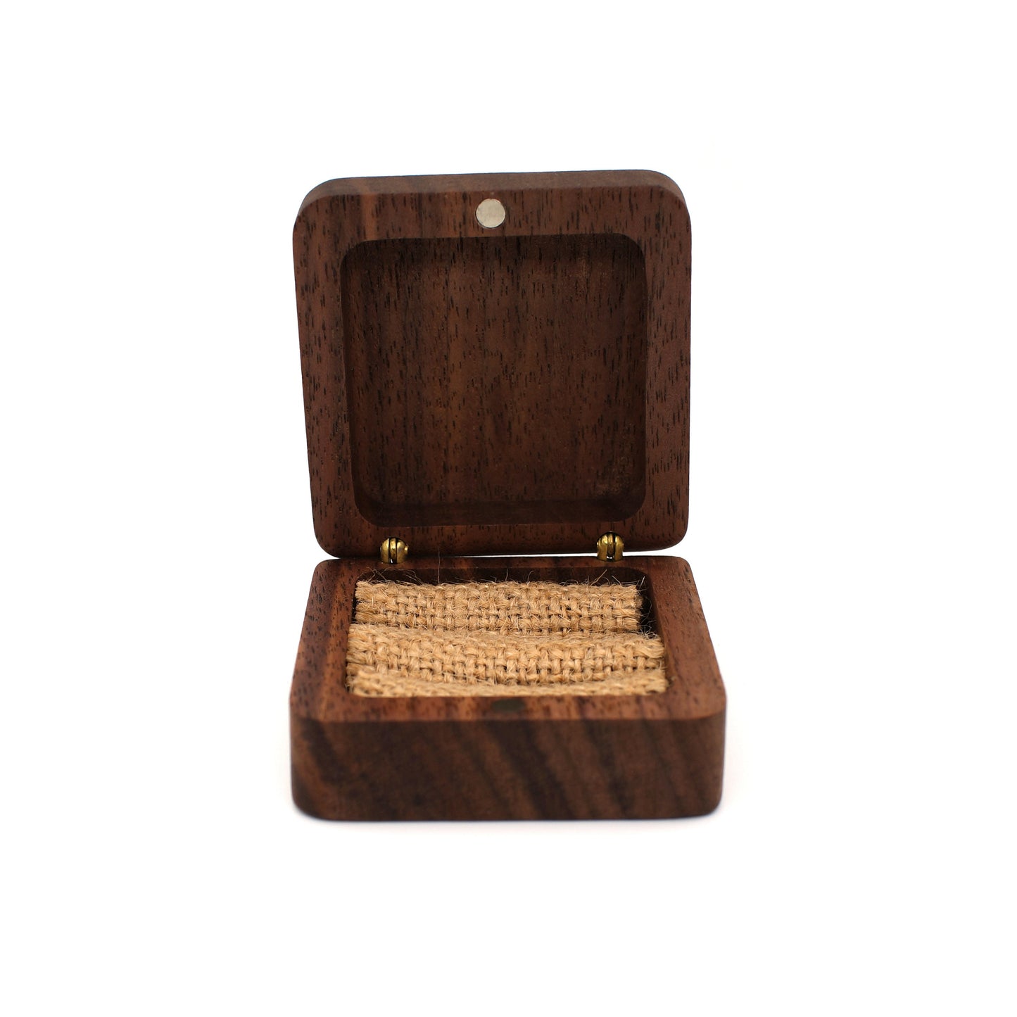 Ringbox aus Walnussholz