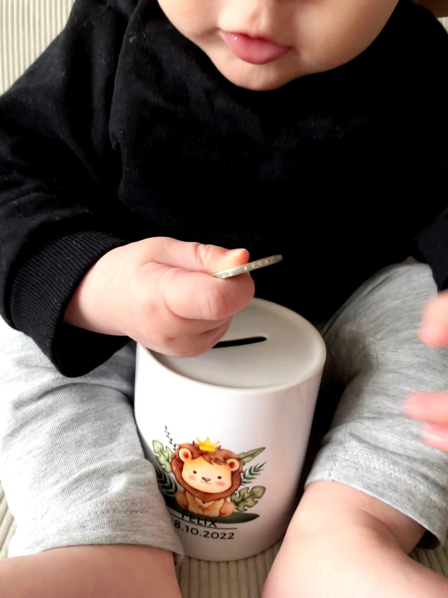 Spardose für Kinder personalisiert