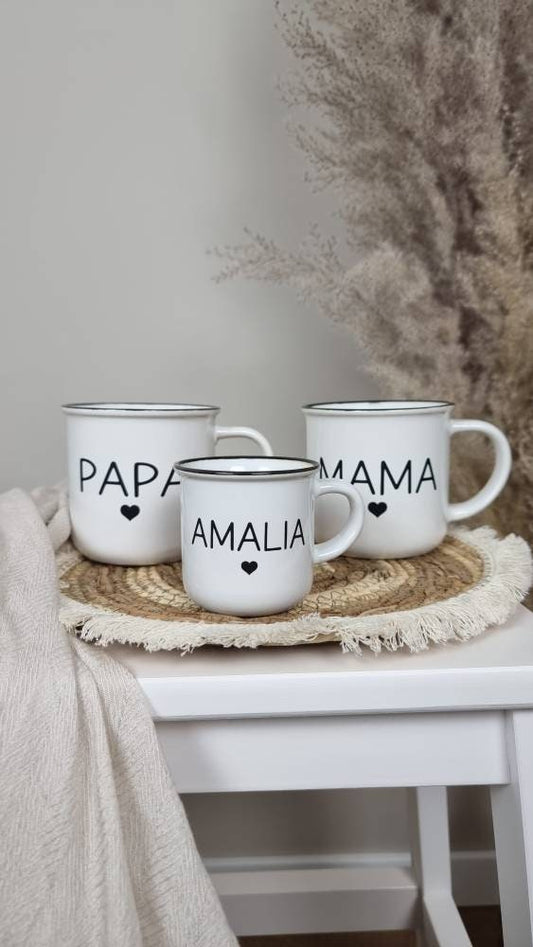 Familientassen personalisiert