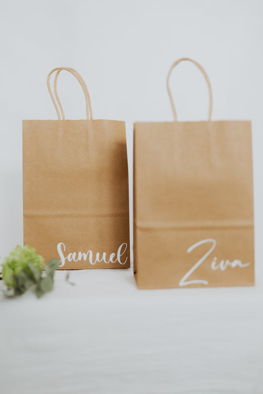 Papier Geschenktüten personalisiert