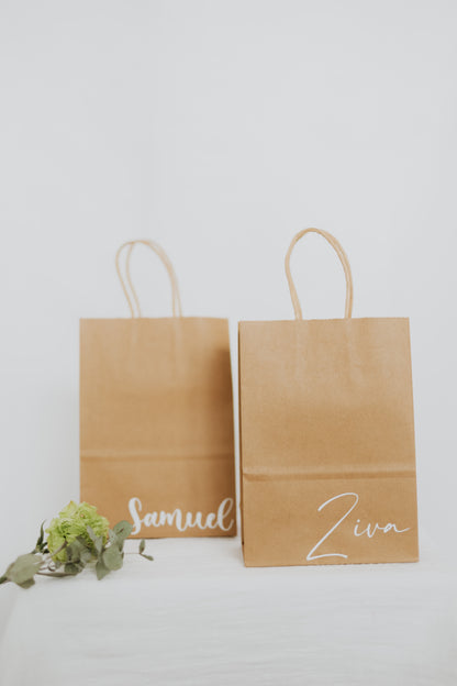 Papier Geschenktüten personalisiert