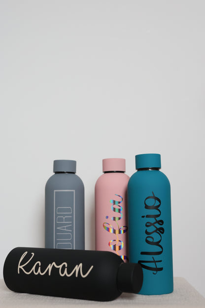 Edelstahlflaschen mit Namen