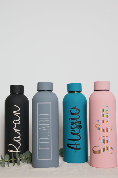 Edelstahlflaschen mit Namen