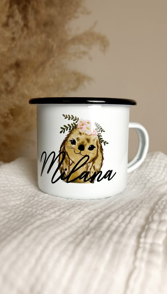 Emaille Kindertasse