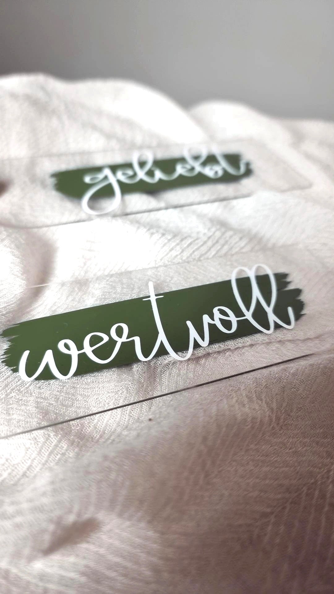 Acryl-Lesezeichen personalsiert