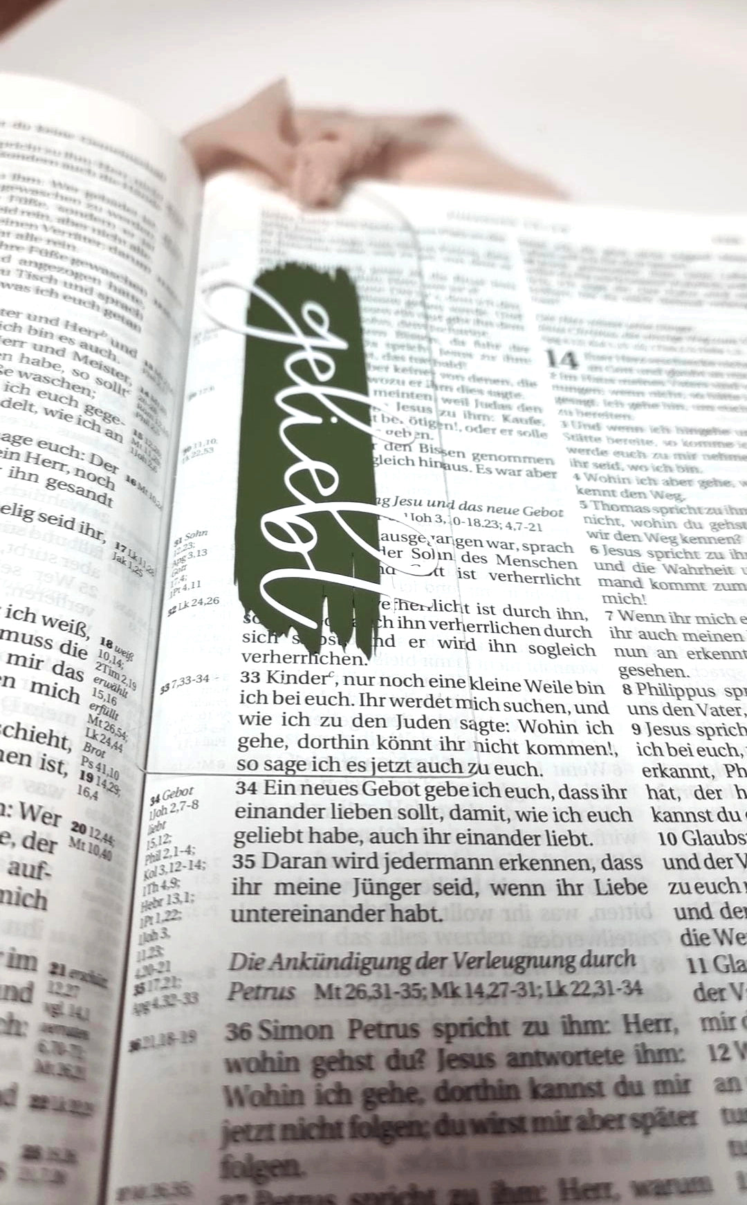 Acryl-Lesezeichen personalsiert