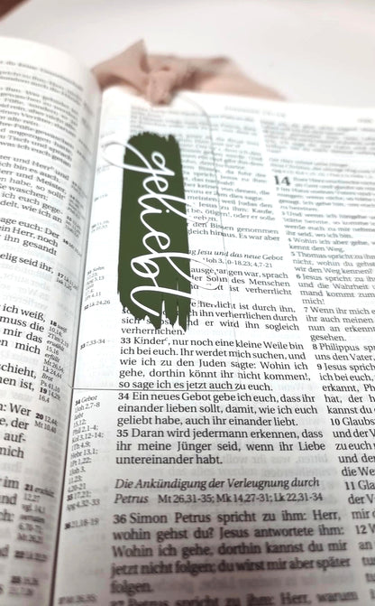 Acryl-Lesezeichen personalsiert