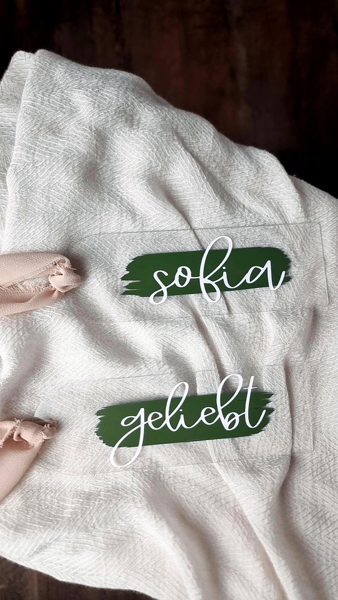 Acryl-Lesezeichen personalsiert