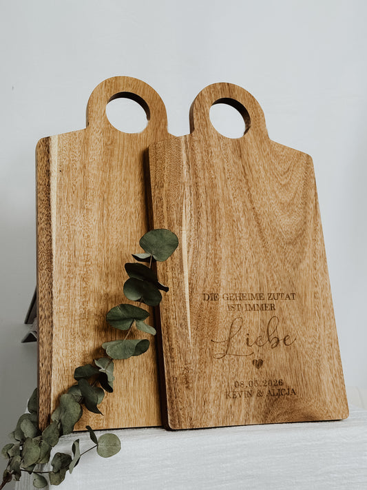 Holzbrett personalisiert
