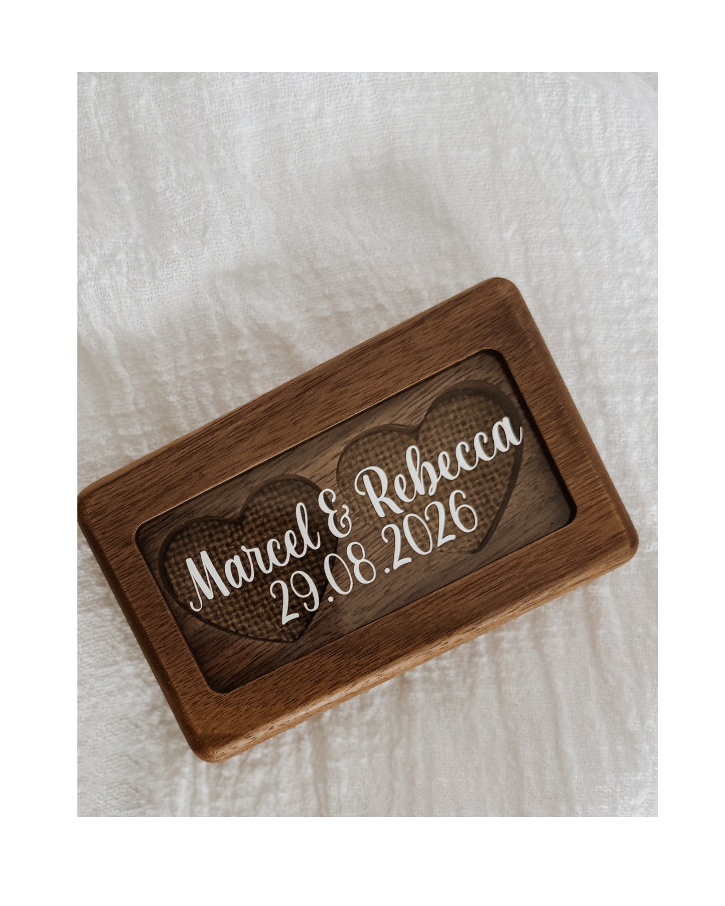 personalisierte Ringbox mit Namen