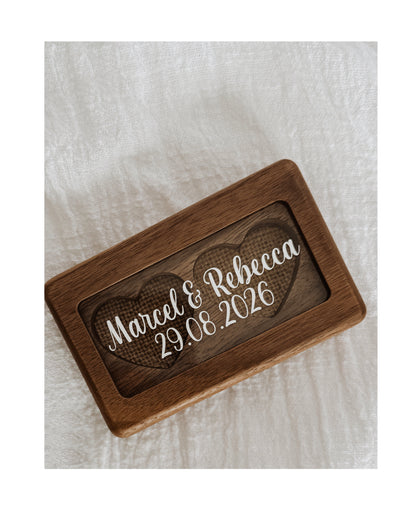 personalisierte Ringbox mit Namen