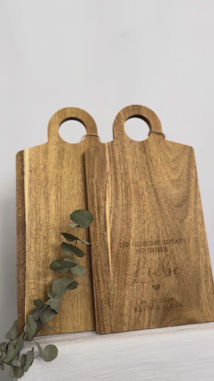 Holzbrett personalisiert
