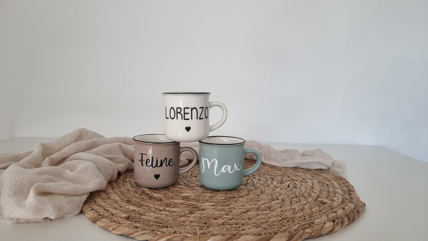 Espressotasse personalisiert mit Namen 125ml