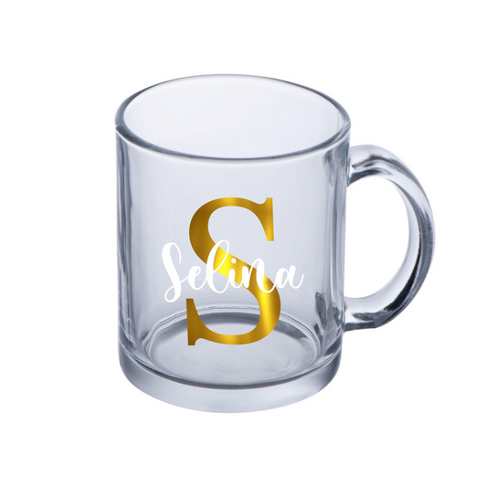 Glastasse personalisiert