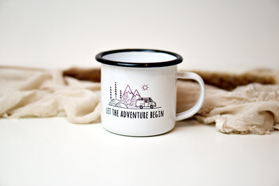 Adventure Camper Emailletasse 300ml