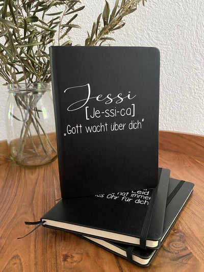 Notizbuch liniert mit Personalisierung