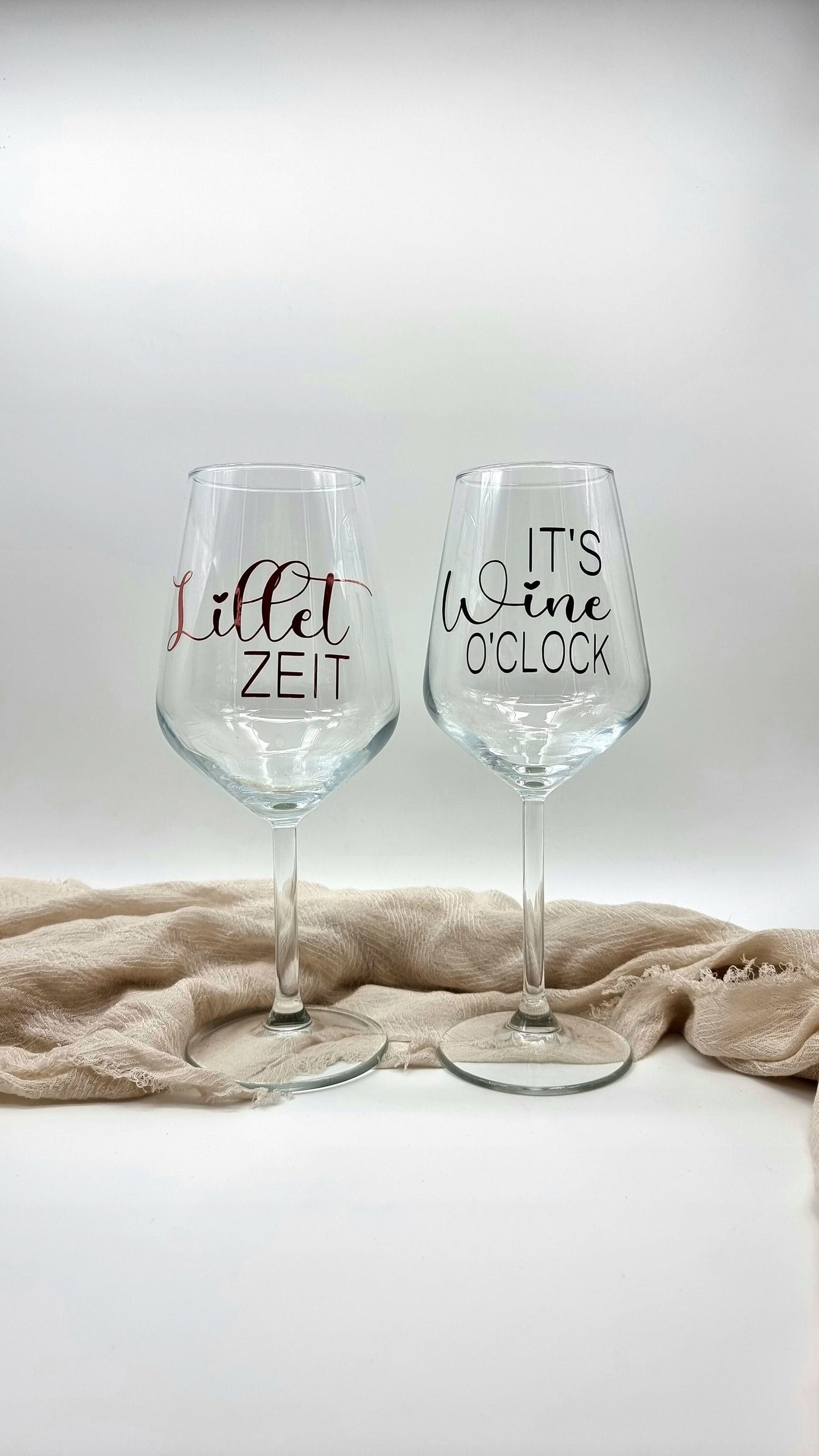 Weinglas personalisiert