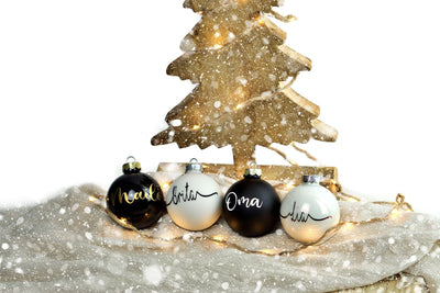 Weihnachtskugel mit Namen