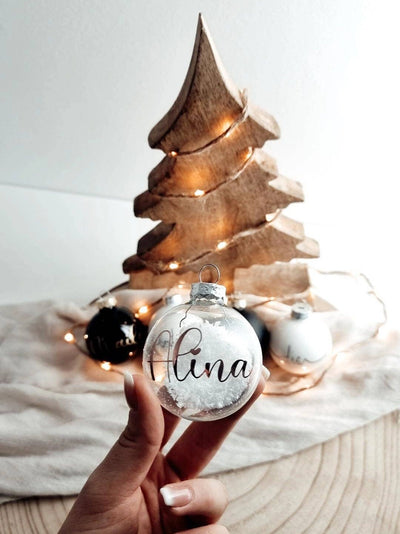 Weihnachtskugel mit Namen