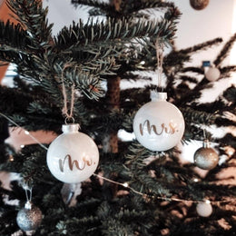 Weihnachtskugel mit Namen