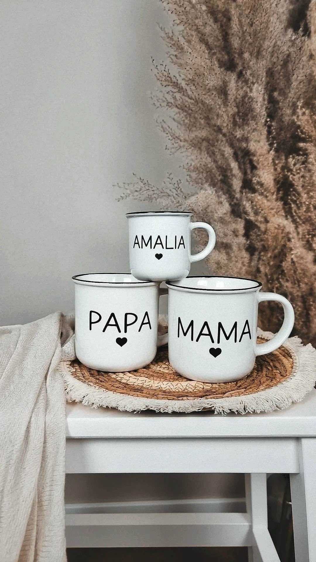 Familientassen personalisiert